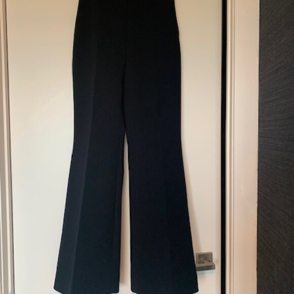 Club Monaco Navy Wide Leg Trendy Dress Pants - Picture 4 of 7